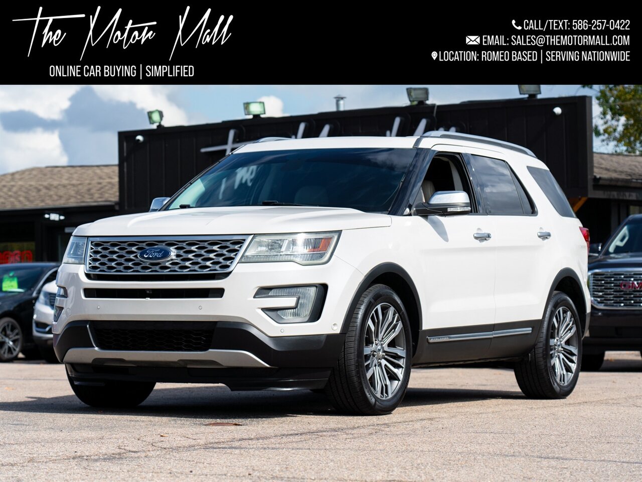2017 Ford Explorer Platinum - Photo 1 - Washington, MI 48094