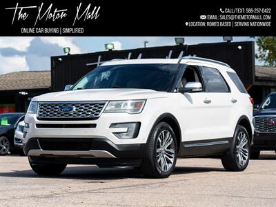 2017 Ford Explorer Platinum SUV