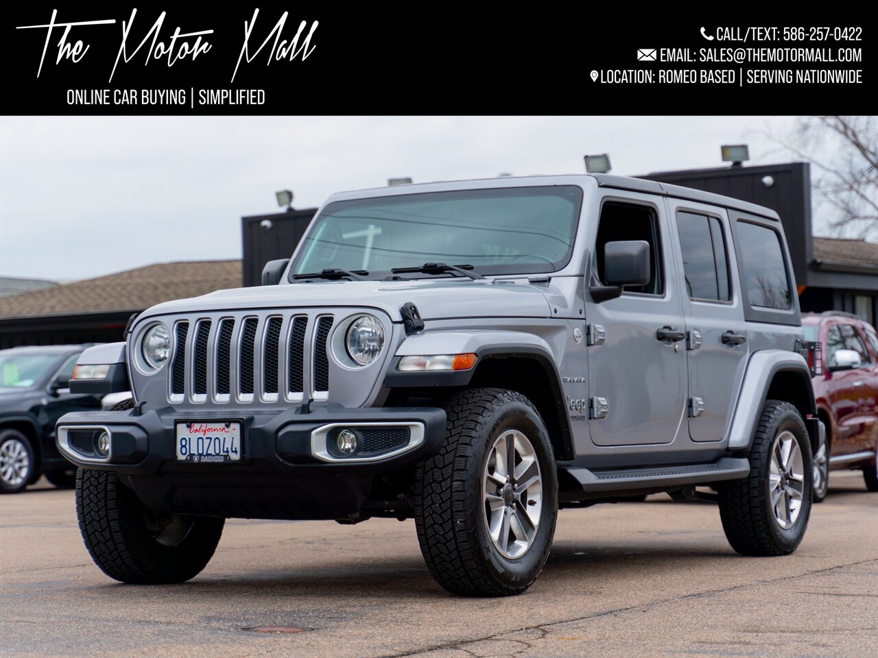 2020 Jeep Wrangler Unlimited Sahara   - Photo 1 - Washington, MI 48094