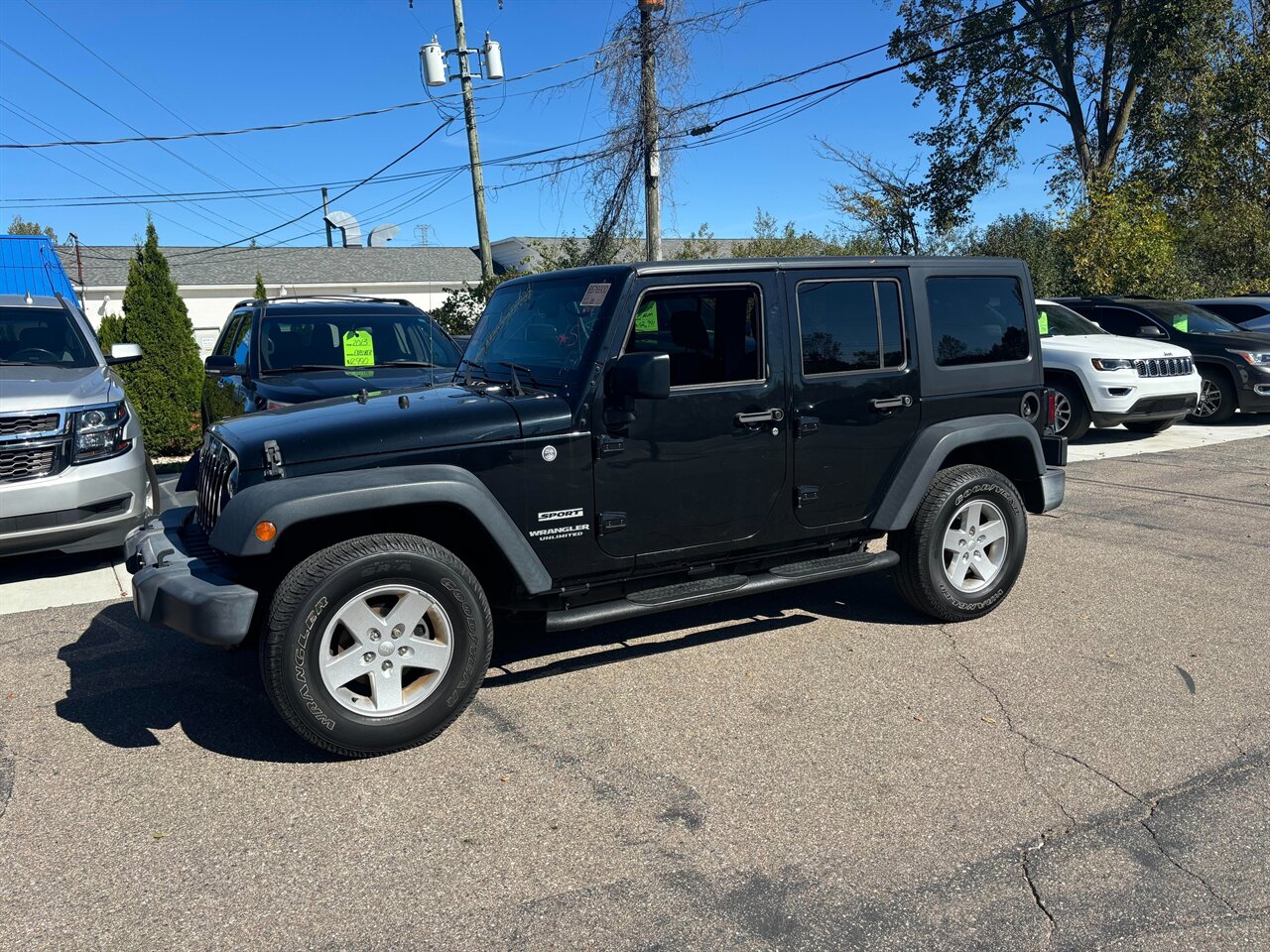 2017 Jeep Wrangler Unlimited Sport S   - Photo 1 - Washington, MI 48094