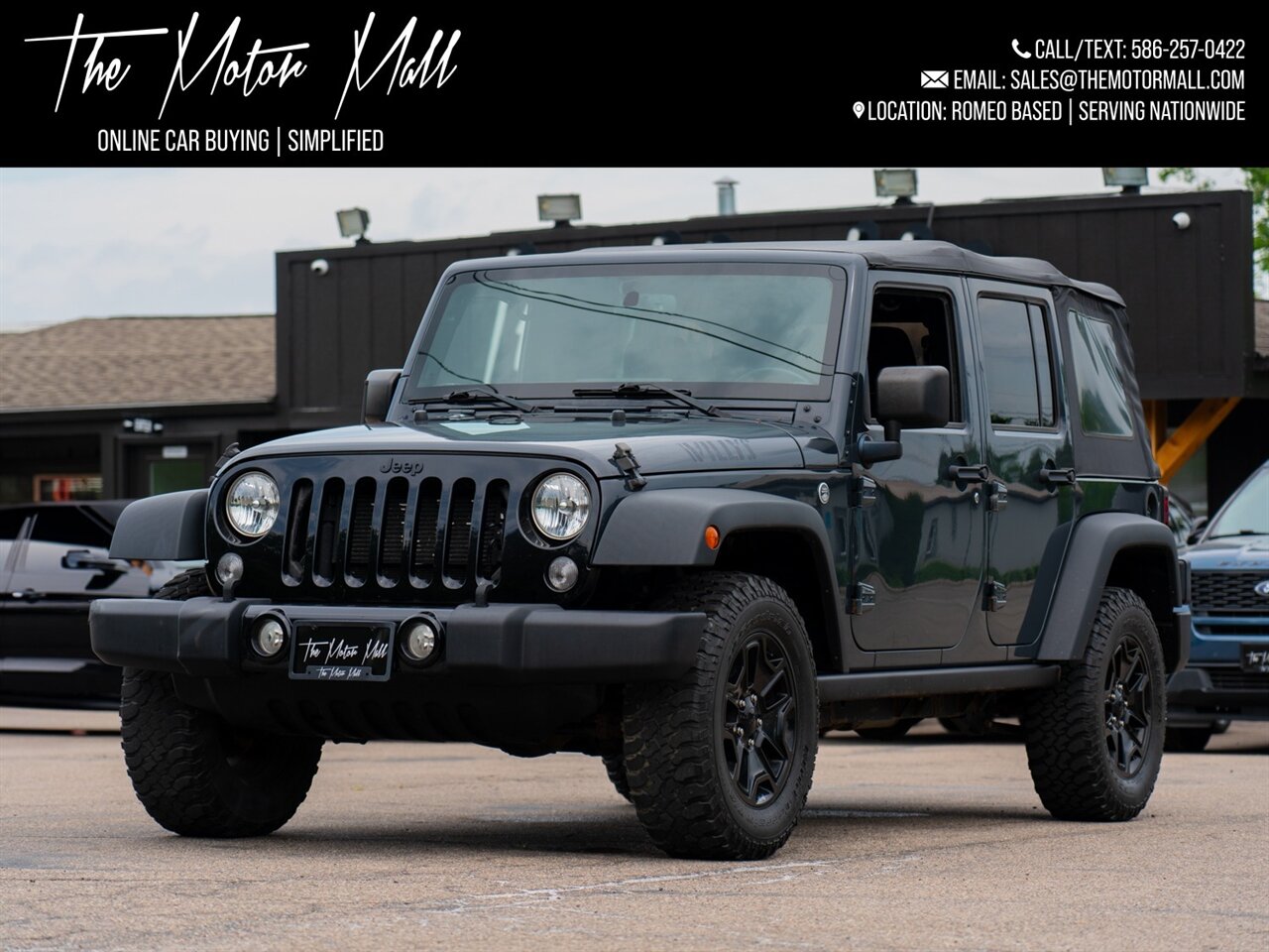 2017 Jeep Wrangler Unlimited Willys Wheeler - Photo 1 - Washington, MI 48094