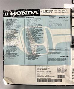 2015 Honda Odyssey Touring   - Photo 25 - Portland, OR 97218