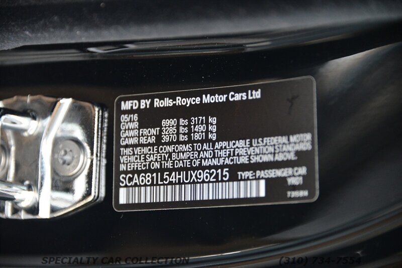 2017 Rolls-Royce Phantom EWB   - Photo 38 - West Hollywood, CA 90069