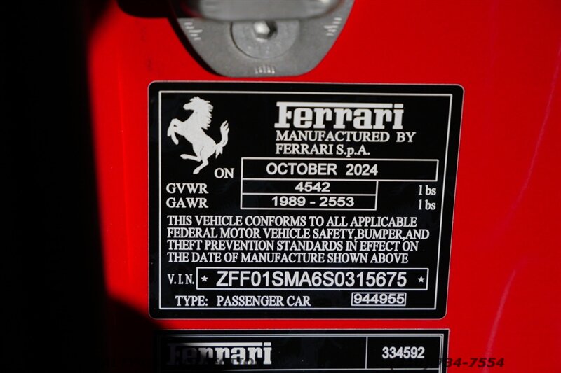 2025 Ferrari 296 GTS   - Photo 33 - West Hollywood, CA 90069