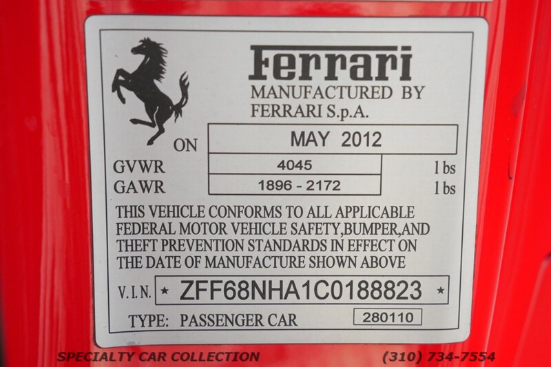 2012 Ferrari 458 Spider - Photo 28 - West Hollywood, CA 90069