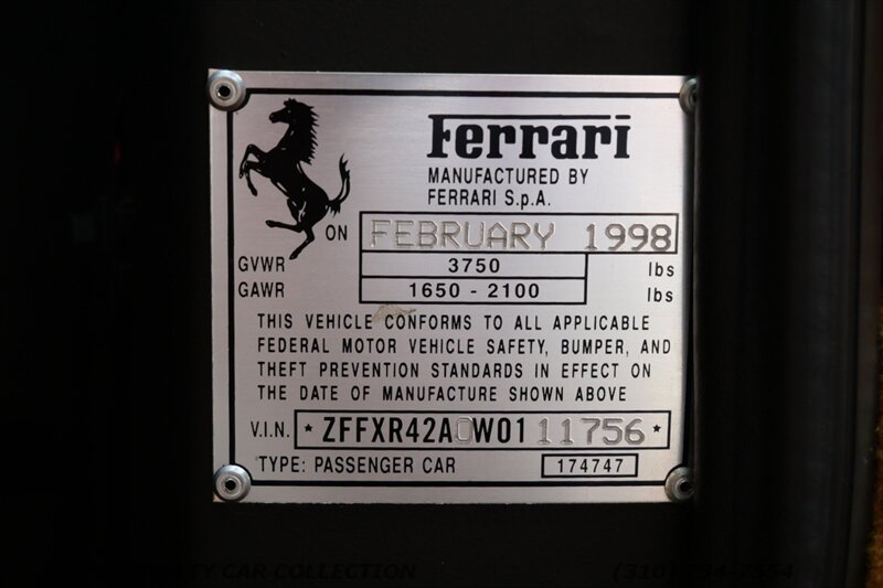 1998 Ferrari F355 GTS Targa - Photo 34 - West Hollywood, CA 90069