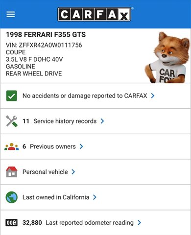 1998 Ferrari F355 GTS Targa   - Photo 4 - West Hollywood, CA 90069