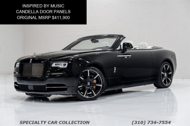 Black 2018 Rolls-Royce Dawn Convertible Rear-Wheel Drive 8-Speed Automatic