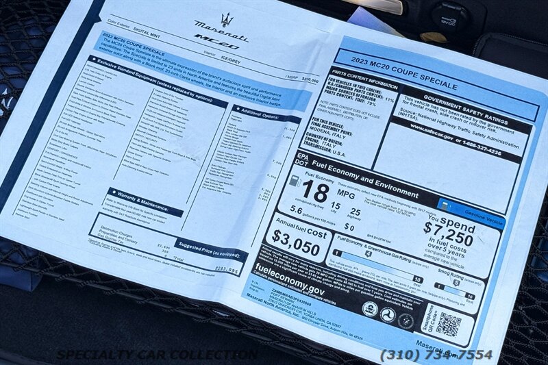 2023 Maserati MC20 Coupe Speciale   - Photo 31 - West Hollywood, CA 90069