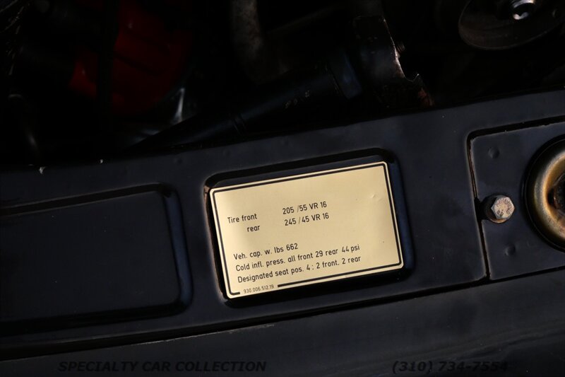 1987 Porsche 911 Carrera Turbo - Photo 29 - West Hollywood, CA 90069