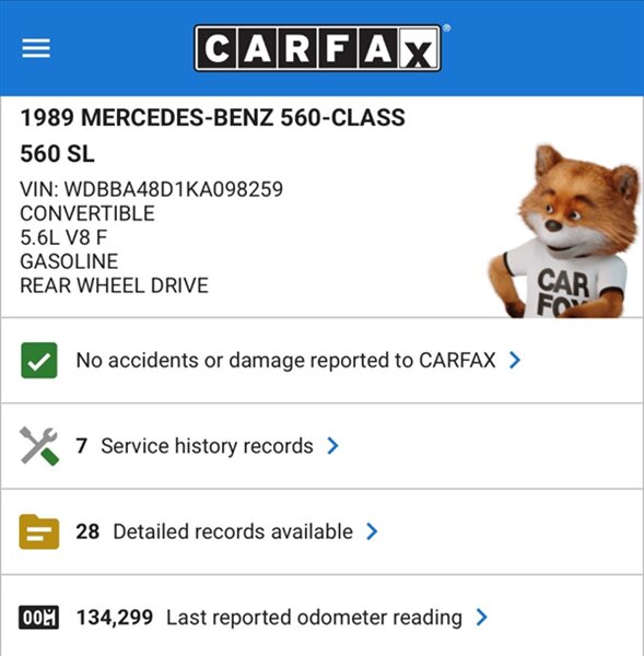 1989 Mercedes-Benz 560-Class 560 SL   - Photo 4 - West Hollywood, CA 90069