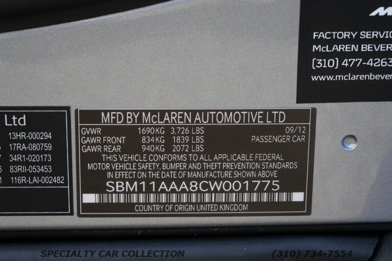 2012 McLaren MP4-12C - Photo 27 - West Hollywood, CA 90069