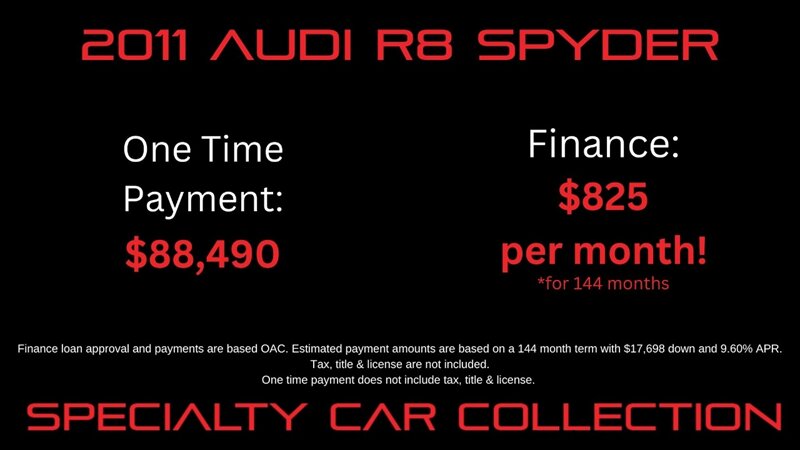 2011 Audi R8 5.2 quattro Spyder   - Photo 3 - West Hollywood, CA 90069