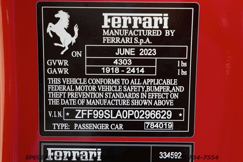 2023 Ferrari 296 GTB   - Photo 30 - West Hollywood, CA 90069