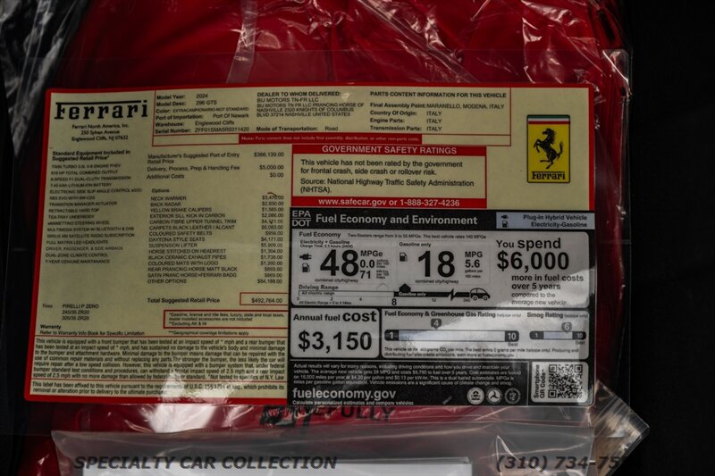2024 Ferrari 296 GTS - Photo 47 - West Hollywood, CA 90069