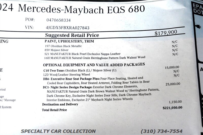 2024 Mercedes-Benz EQS Mercedes-Maybach EQS 680 4MATIC   - Photo 5 - West Hollywood, CA 90069