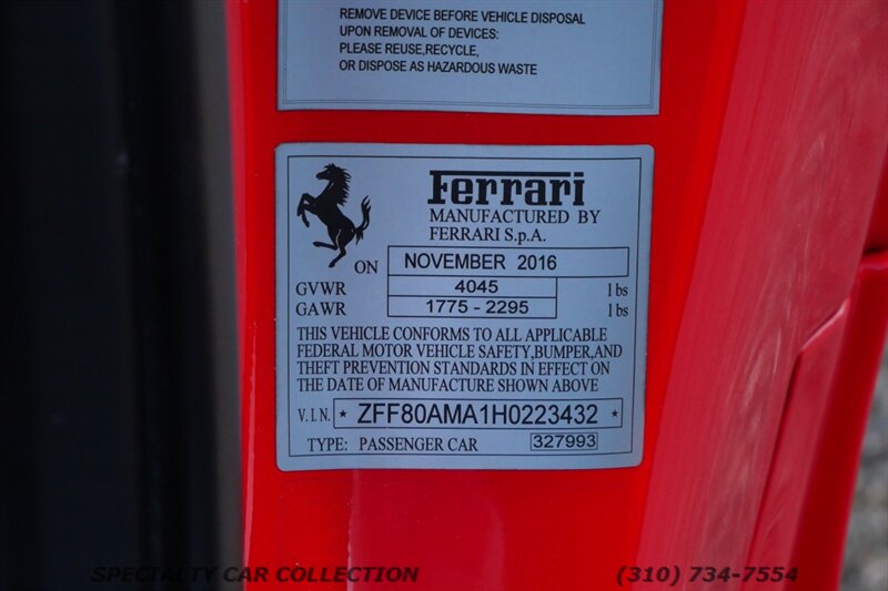 2017 Ferrari 488 Spider   - Photo 40 - West Hollywood, CA 90069