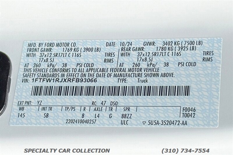 2024 Ford F-150 Raptor R - Photo 30 - West Hollywood, CA 90069