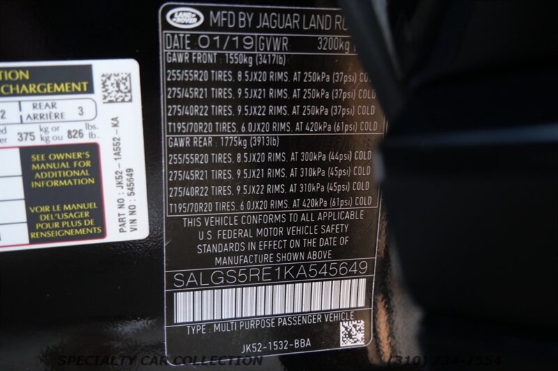 2019 Land Rover Range Rover Supercharged LWB   - Photo 32 - West Hollywood, CA 90069
