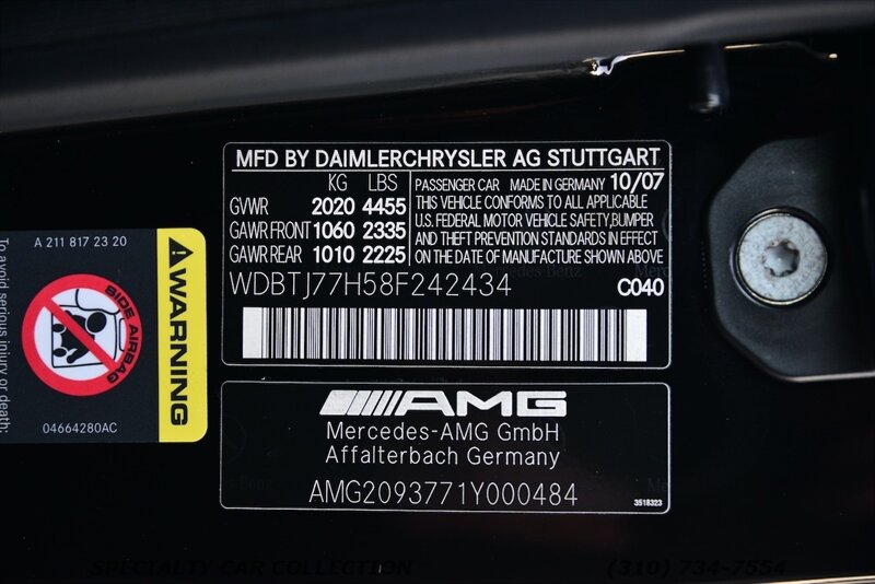 2008 Mercedes-Benz CLK CLK 63 AMG Black Series - Photo 47 - West Hollywood, CA 90069