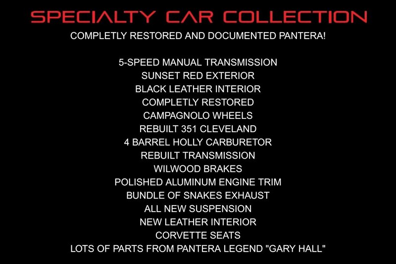 1972 De Tomaso Pantera Coupe RWD   - Photo 4 - West Hollywood, CA 90069