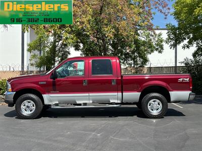 2002 Ford F-250 Diesel 4x4 7.3L Power Stroke Turbo Diesel Crew Cab  Short Bed LOW MILES ONE OWNER - Photo 2 - Sacramento, CA 95826