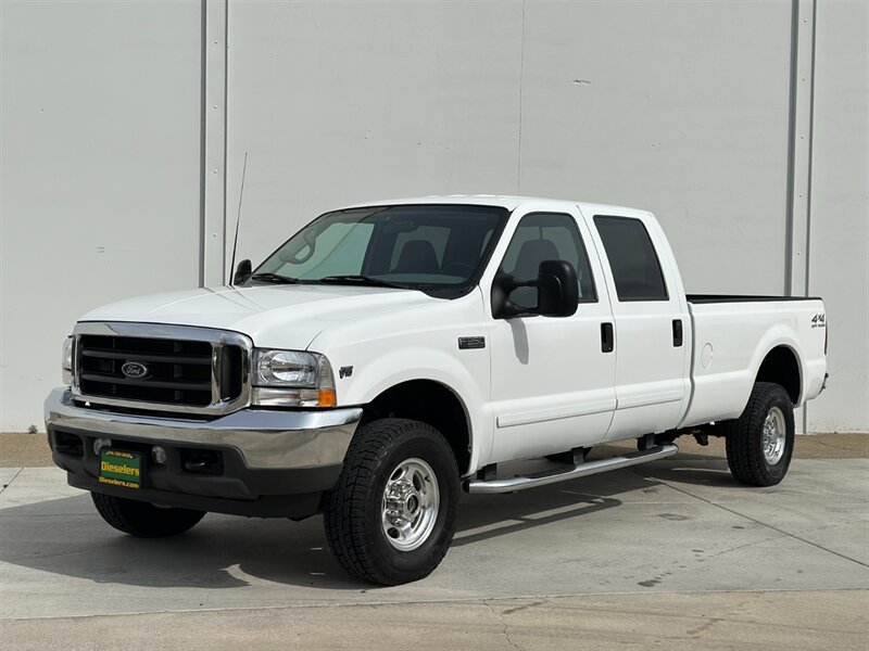 2002 Ford F-350 Super Duty 4X4 Crew Cab Long Bed 6.8L V10 GAS  ONE OWNER LOW MILES