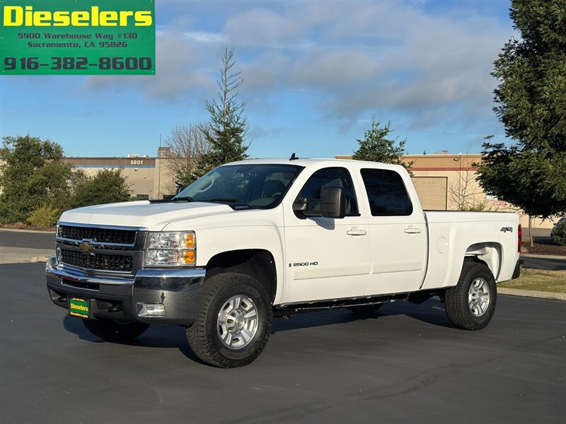 2008 Chevrolet Silverado 2500 Diesel 4x4 6.6L Duramax Turbo Diesel LTZ Allison  1000 Automatic Crew Cab Short Bed