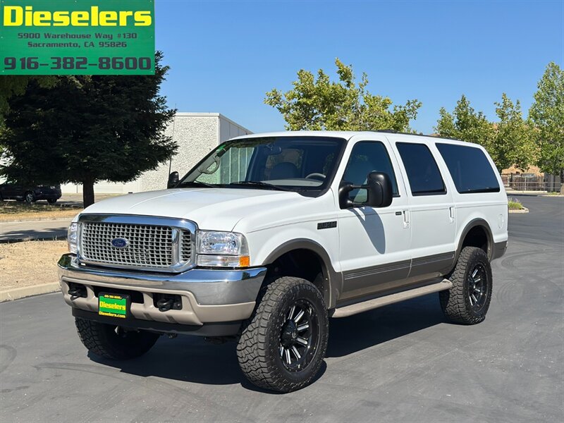 2000 Ford Excursion Diesel 4x4 7.3L Power Stroke Turbo Diesel LIMITED  Low Miles LIFTED ONE OWNER