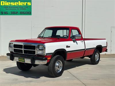 1991 Dodge Other Pickups W250 Regular Cab Long Bed 5.9L 12-Valve Cummins  Turbo Diesel LOW MILES - Photo 1 - Sacramento, CA 95826