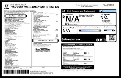 2018 RAM 2500 Crew Cab 4X4 Diesel 6.7L Cummins Turbo Diesel ONE OWNER - Photo 63 - Sacramento, CA 95826