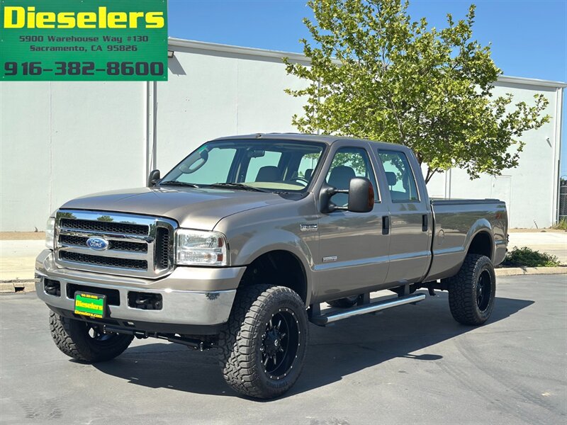 2006 Ford F-250 Diesel 4x4 6.0L Power Stroke Turbo Diesel Crew Cab  Long Bed LIFTED
