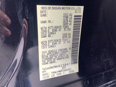 2011 Nissan Armada Platinum   - Photo 26 - Hatboro, PA 19040