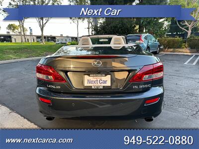 2010 Lexus IS 350C Convertible, Low Mileage  With NAVI and Back up Camera - Photo 4 - Irvine, CA 92614