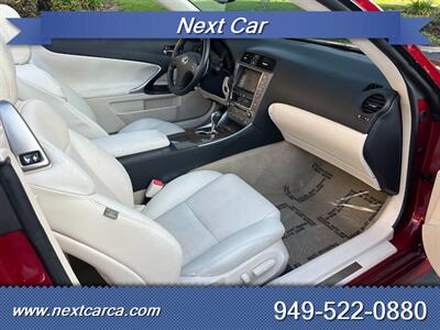 2010 Lexus IS 350C Convertible, Low Mileage  With NAVI and Back up Camera - Photo 26 - Irvine, CA 92614