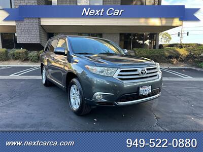 2012 Toyota Highlander  With Back up Camera & Third Row Seating