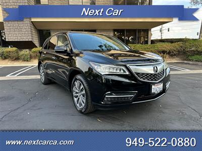 2015 Acura MDX SH-AWD With Advance Package  DVD Entertainment System ,Timing Belt Replaced