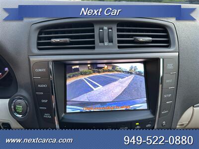 2011 Lexus IS 250  RWD, Low Mileage  With NAVI and Back up Camera - Photo 11 - Irvine, CA 92614