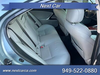 2007 Lexus IS 250 RWD , Low Mileage  With NAVI and Back up Camera - Photo 24 - Irvine, CA 92614