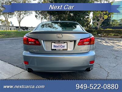 2007 Lexus IS 250 RWD , Low Mileage  With NAVI and Back up Camera - Photo 4 - Irvine, CA 92614