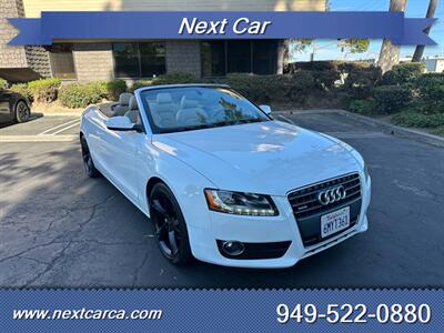 2010 Audi A5 2.0T quattro Premium Plus  With Back up Camera & Low Mileage Convertible