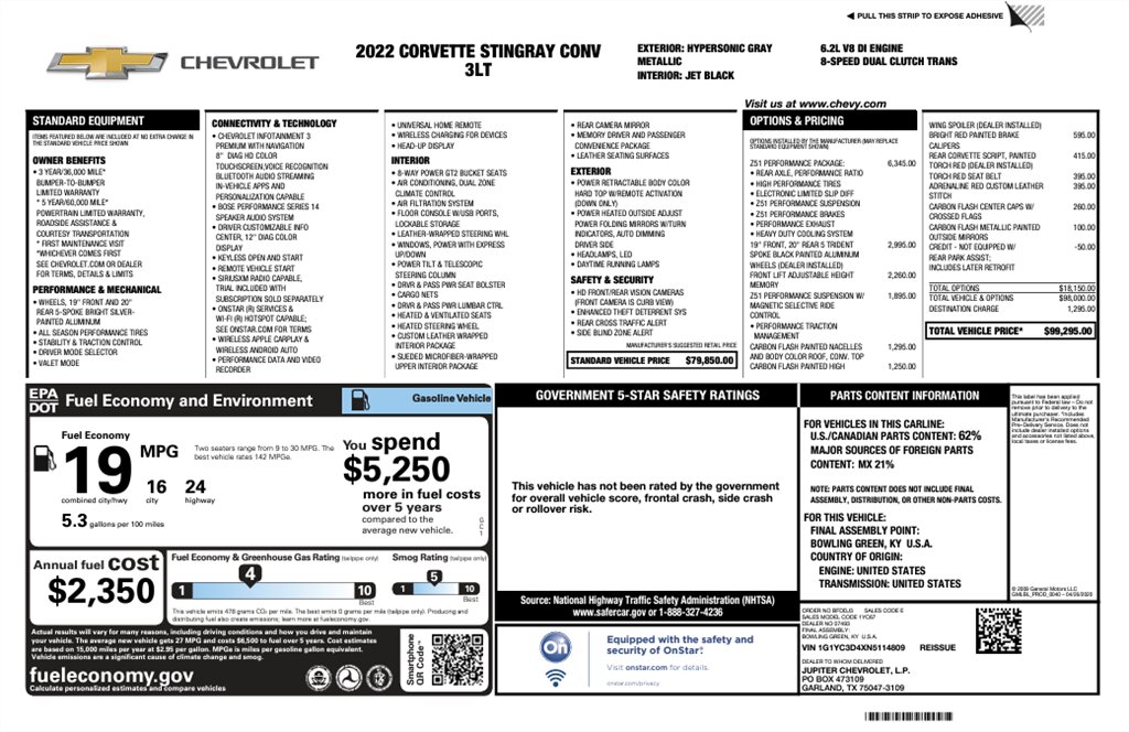 2022 Chevrolet Corvette Stingray   - Photo 69 - Springfield, MO 65802