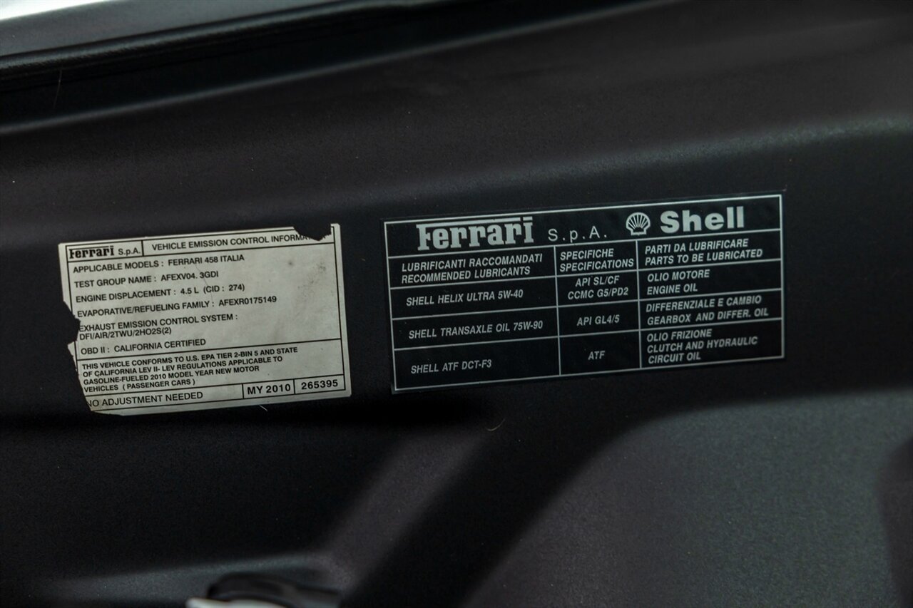 2010 Ferrari 458 Italia Coupe RWD   - Photo 28 - Springfield, MO 65802