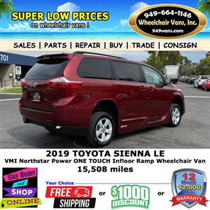 2019 Toyota Sienna LE Wheelchair Van   - Photo 7 - Laguna Hills, CA 92653