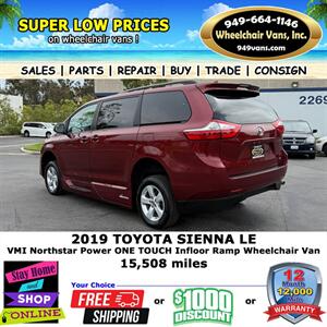 2019 Toyota Sienna LE Wheelchair Van   - Photo 10 - Laguna Hills, CA 92653