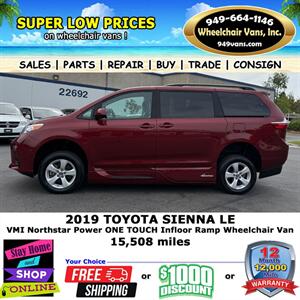 2019 Toyota Sienna LE Wheelchair Van   - Photo 9 - Laguna Hills, CA 92653