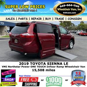 2019 Toyota Sienna LE Wheelchair Van   - Photo 4 - Laguna Hills, CA 92653
