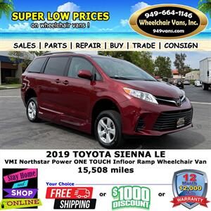 2019 Toyota Sienna LE Wheelchair Van   - Photo 5 - Laguna Hills, CA 92653