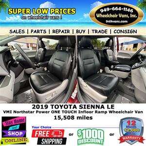 2019 Toyota Sienna LE Wheelchair Van   - Photo 11 - Laguna Hills, CA 92653