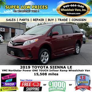 2019 Toyota Sienna LE Wheelchair Van   - Photo 8 - Laguna Hills, CA 92653